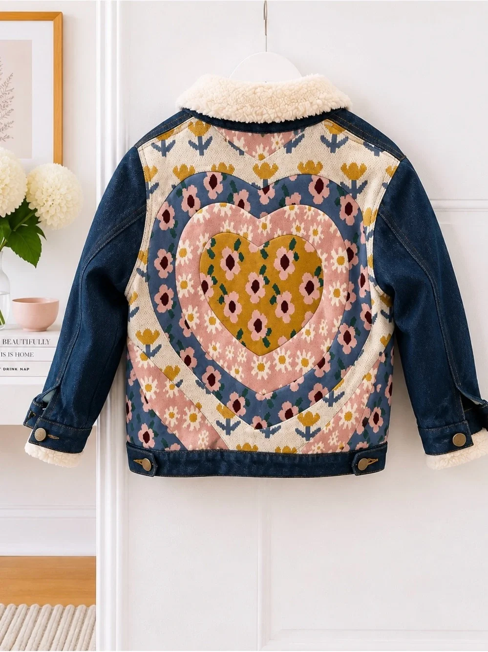 oh baby! Quilted Sunrise Denim Jeacket- Sz 6-7